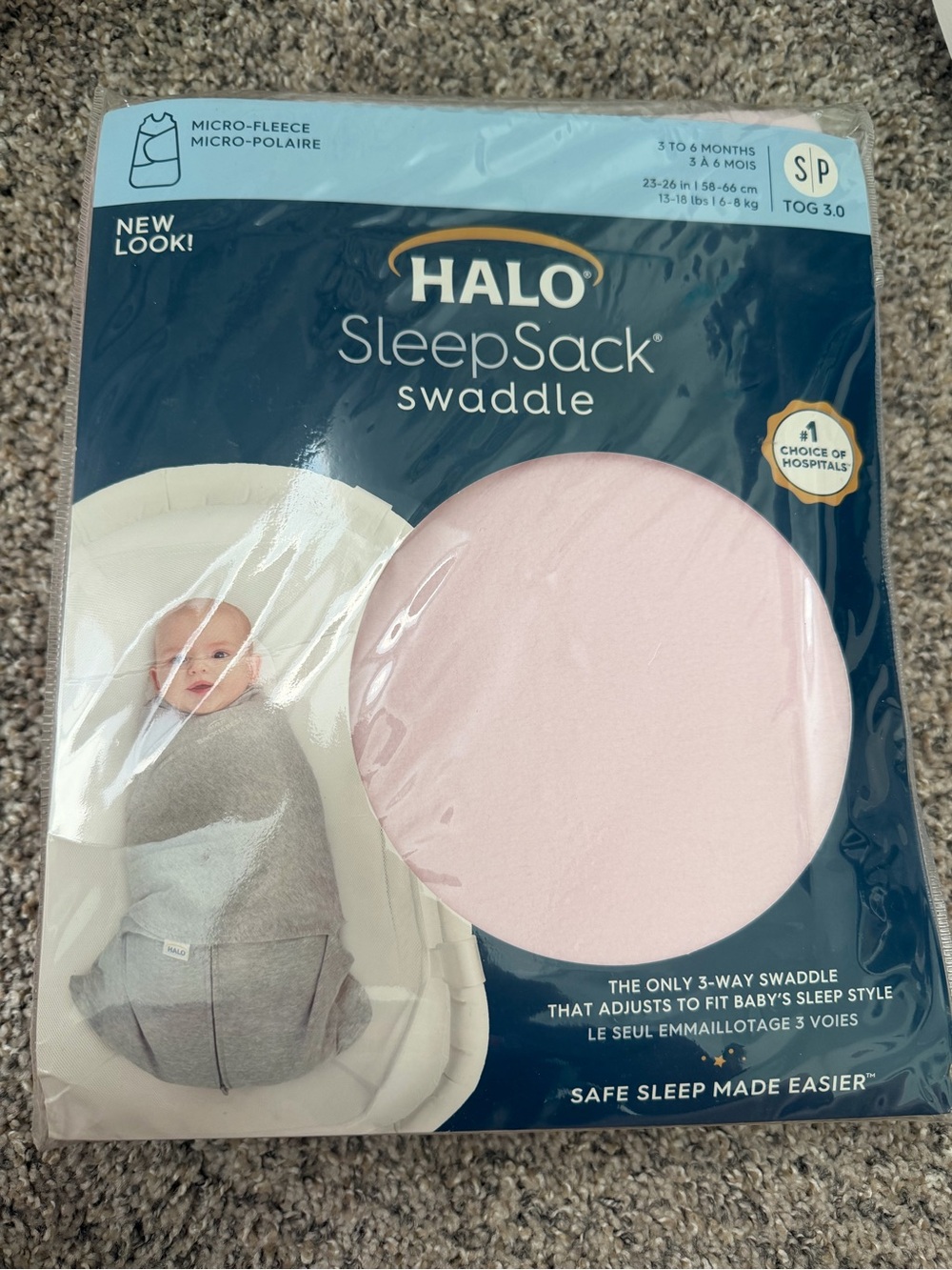 Halo SleepSack Swaddle - Light Pink